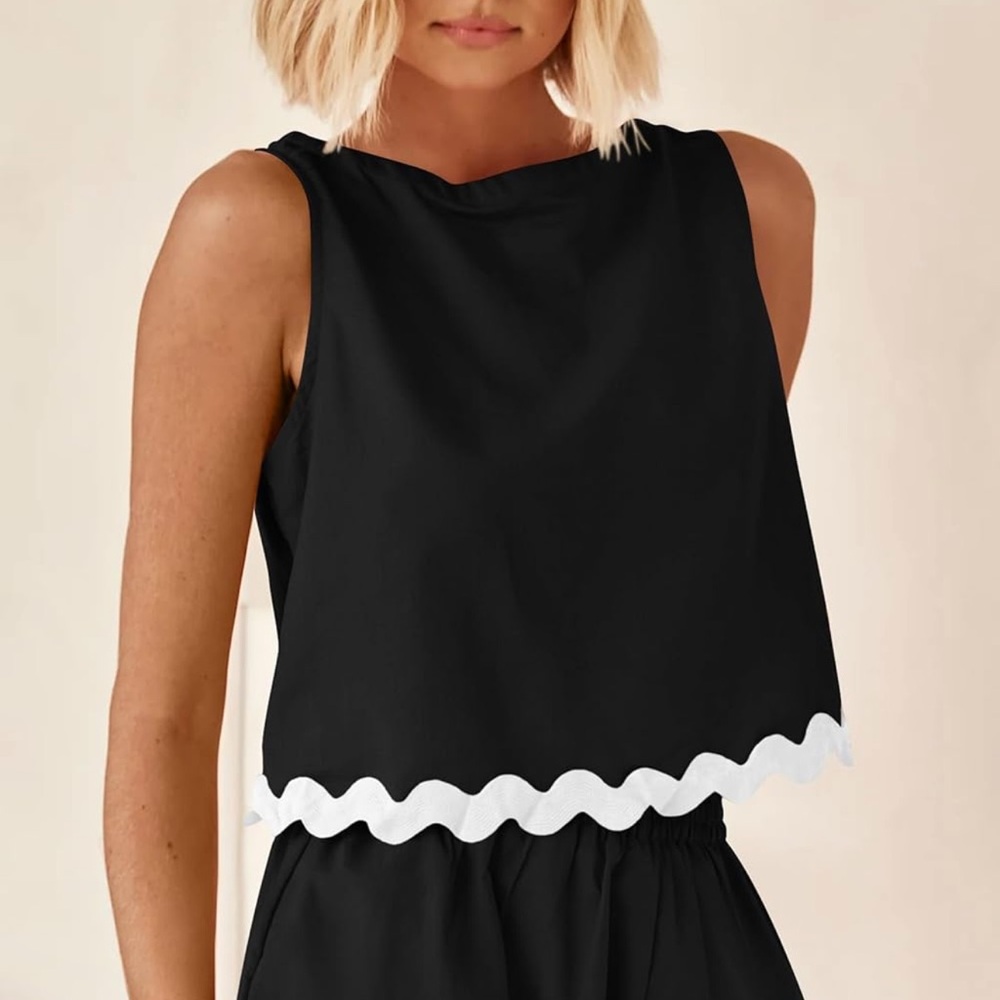 Nordstrom Black and White Jumpsuit